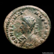 Monedas Imperio Romano: CONSTANTINO II Æ FOLLIS RADIADO LONDRES BEATA TRANQVLLITAS P-A PLON