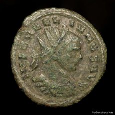 Monedas Imperio Romano: AURELIANO 270-275. Æ ANTONINIANO PLATEADO CIZICO FIDES MILITVM / C☆P