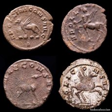 Monedas Imperio Romano: GALIENO (253-268 DC) 4 X ANTONINIANOS, ZOO SERIES (013)