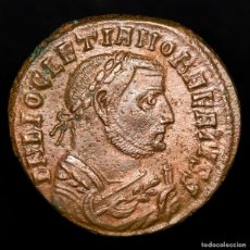 Monedas Imperio Romano: DIOCLECIANO (308-10) FOLLIS ALEJANDRIA​ PROVIDENTIA DEORVM S-KP ALE