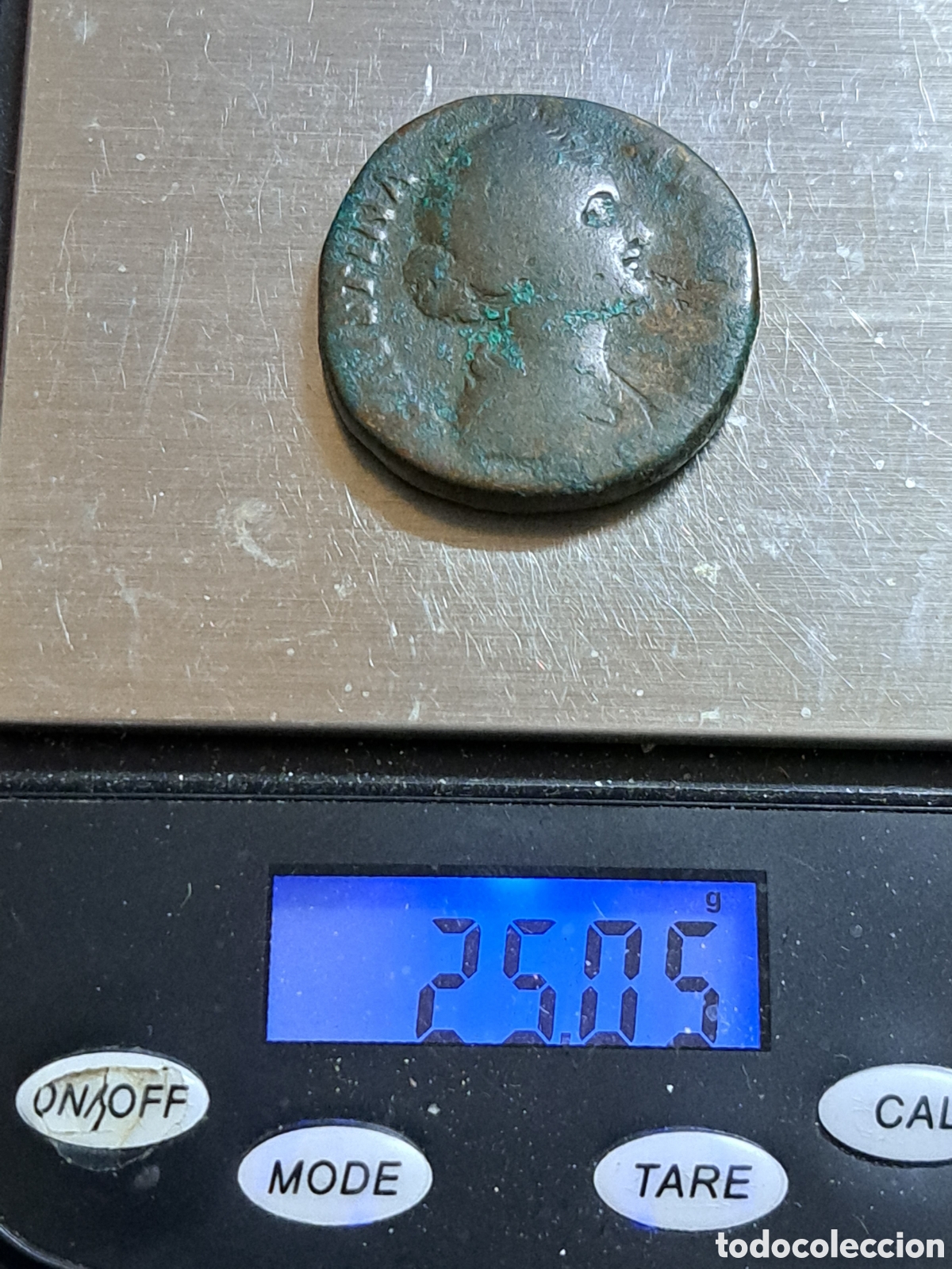 Monedas Imperio romano: Sestercio romano de diva Faustina - Foto 3
