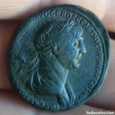 Monedas Imperio Romano: TRAJANO DUPONDIO SENATVS POPVLASQUE ROMANVS S.C ROMA ESCASA