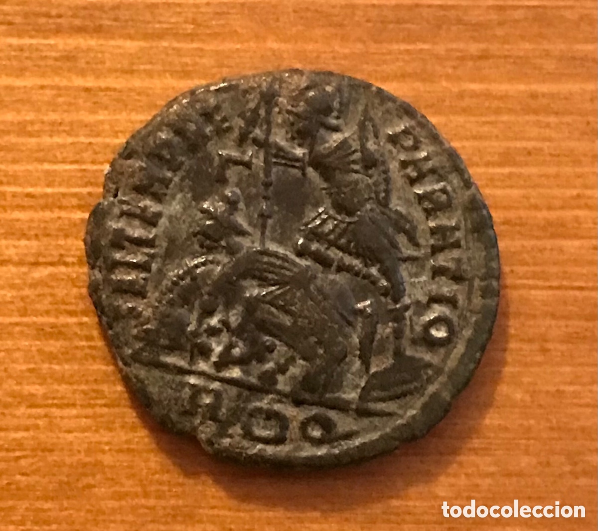 Monedas Imperio romano: Moneda Imperio Romano. Constancio II. 350-351dc. - Foto 2
