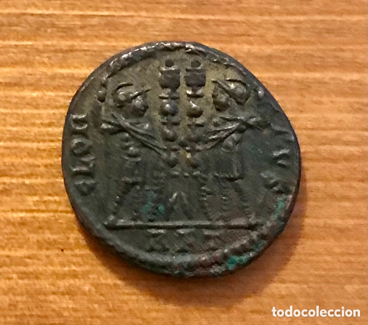 Monedas Imperio romano: Moneda Imperio Romano. Constancio II. 332-333dc. - Foto 2