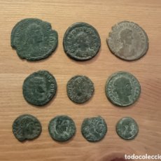 Monedas Imperio Romano: LOTE DE 10 MONEDAS ROMANAS.