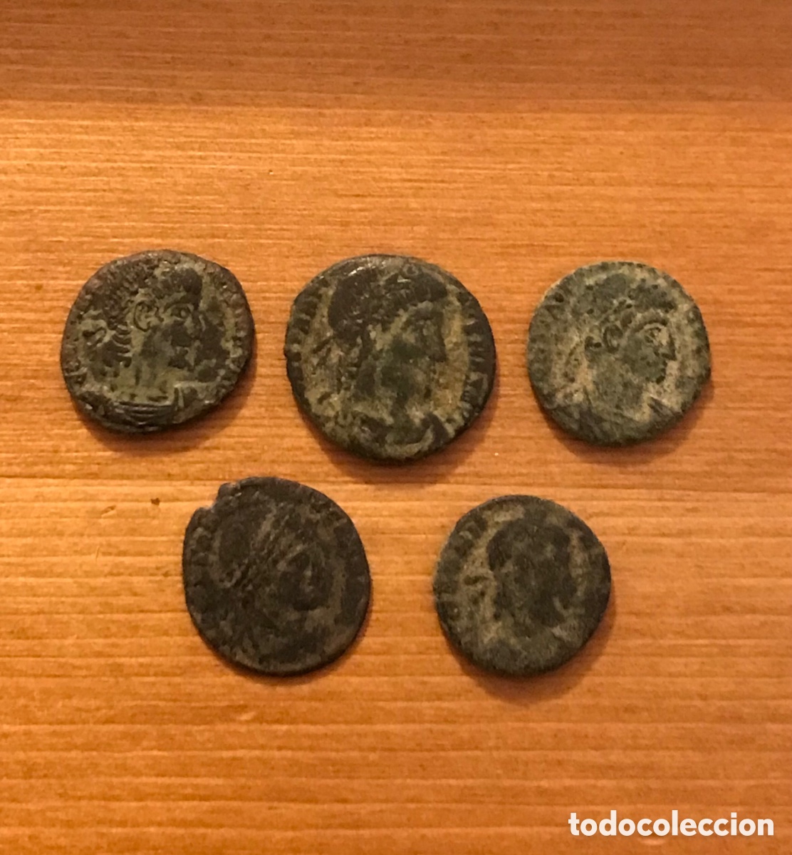 Monedas Imperio romano: Lote de 5 monedas romanas. - Foto 1