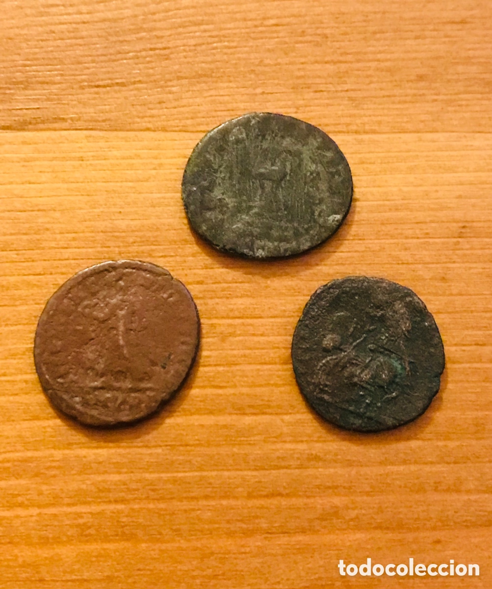 Monedas Imperio romano: Lote de 3 monedas romanas. - Foto 2