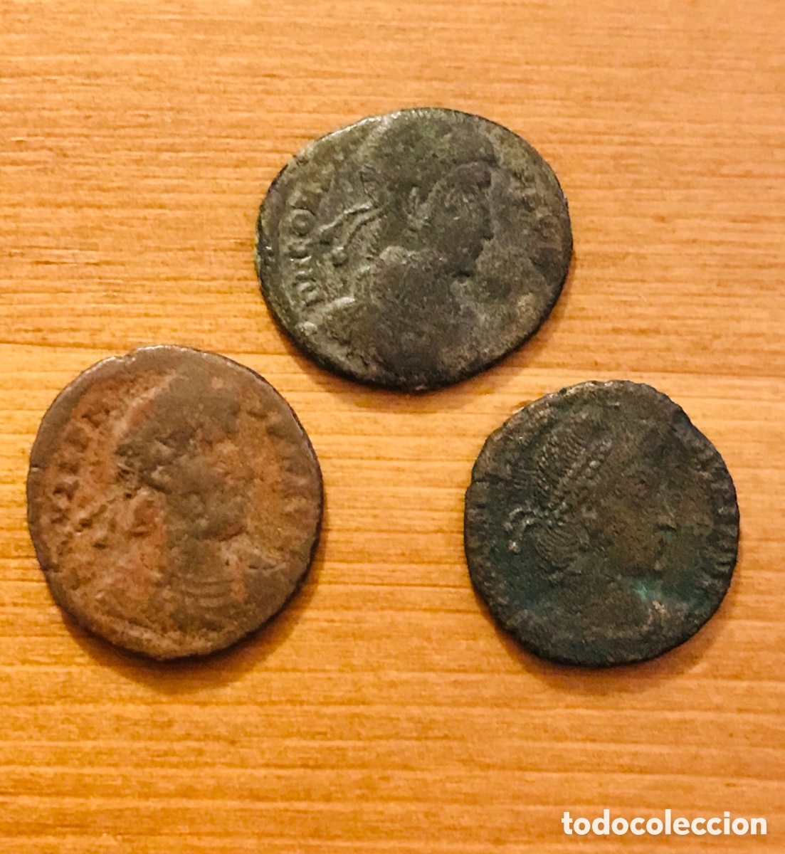 Monedas Imperio romano: Lote de 3 monedas romanas. - Foto 1