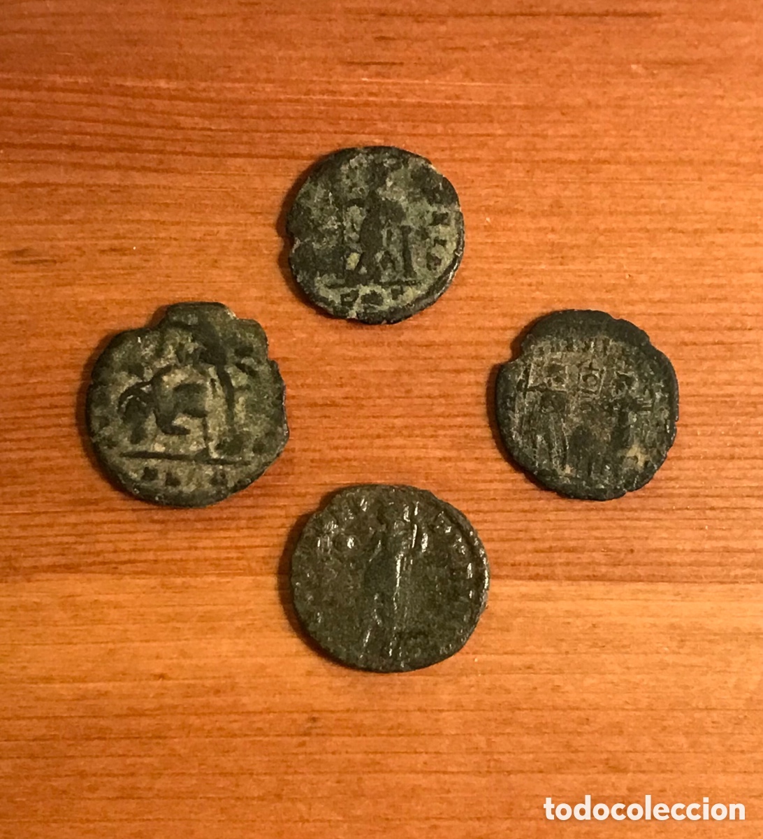 Monedas Imperio romano: Lote de 4 monedas romanas. - Foto 2