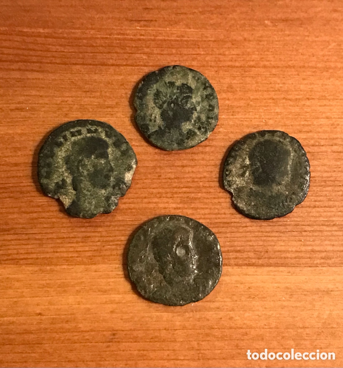 Monedas Imperio romano: Lote de 4 monedas romanas. - Foto 1