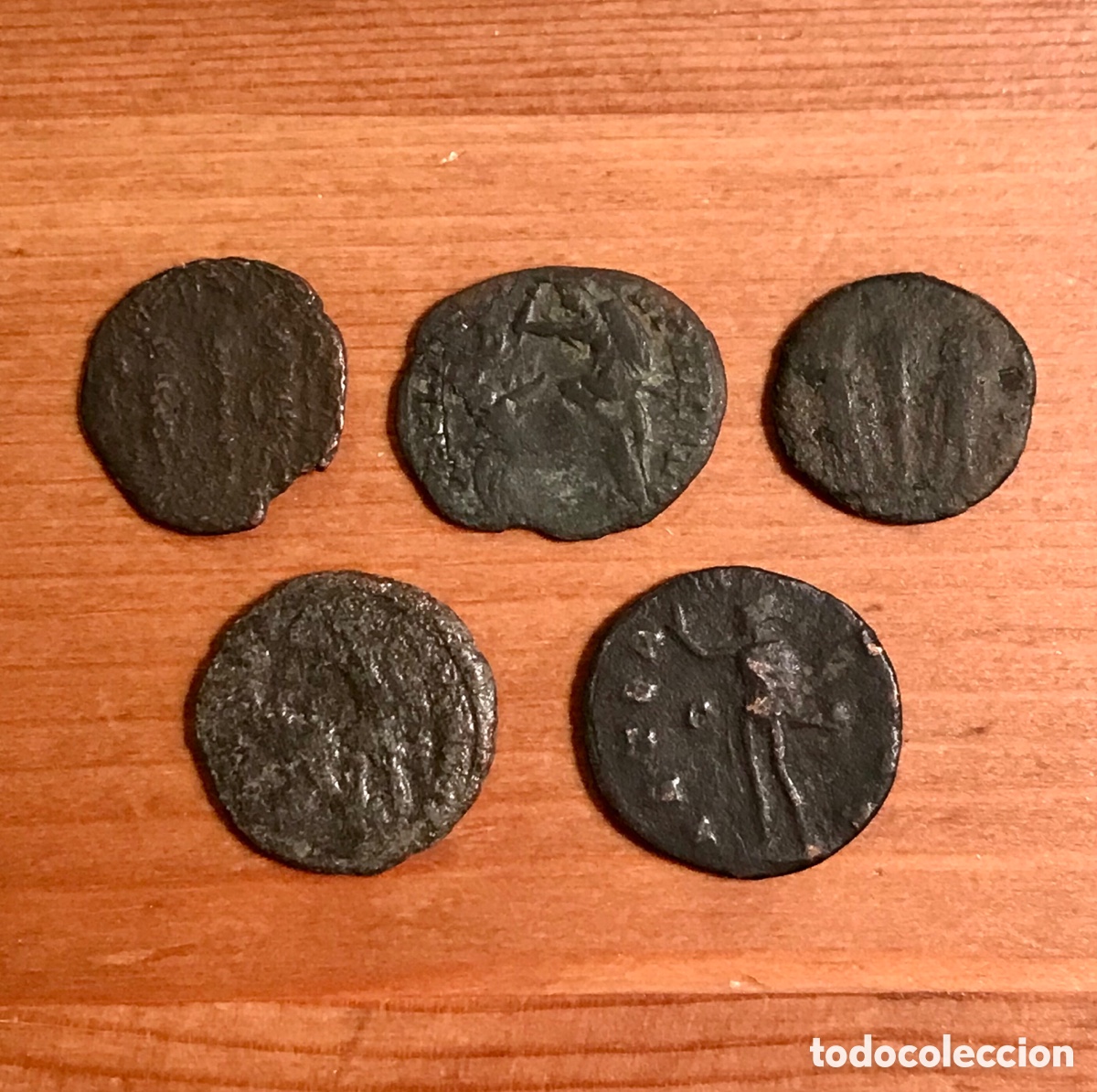 Monedas Imperio romano: Lote de 5 monedas romanas. - Foto 2