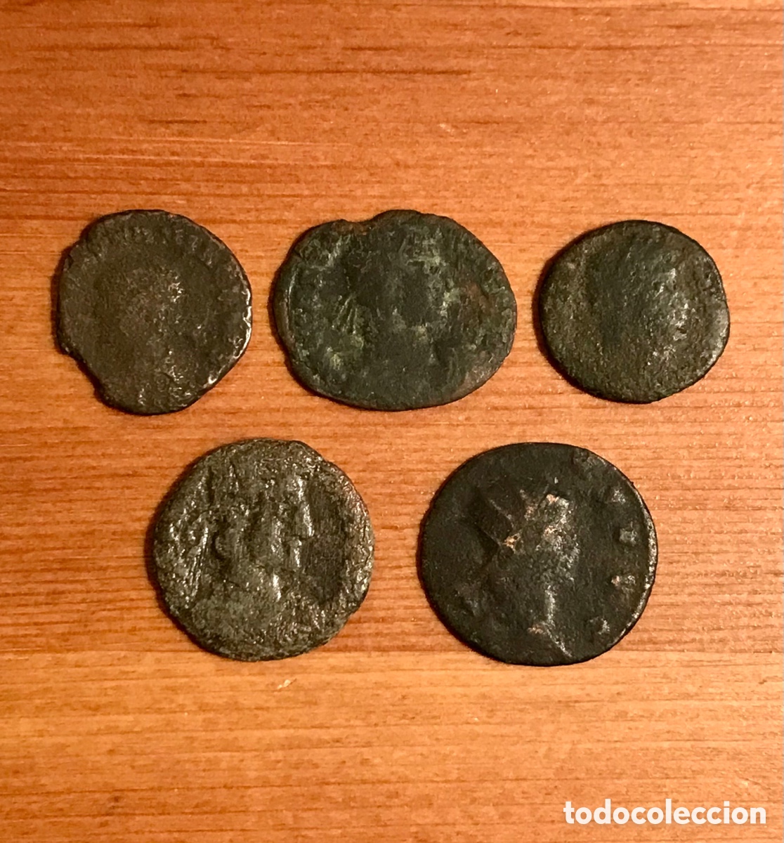 Monedas Imperio romano: Lote de 5 monedas romanas. - Foto 1