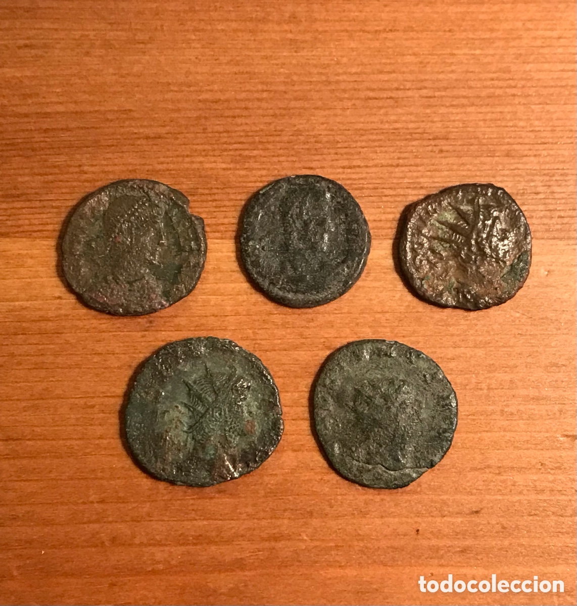 Monedas Imperio romano: Lote de 5 monedas romanas. - Foto 2
