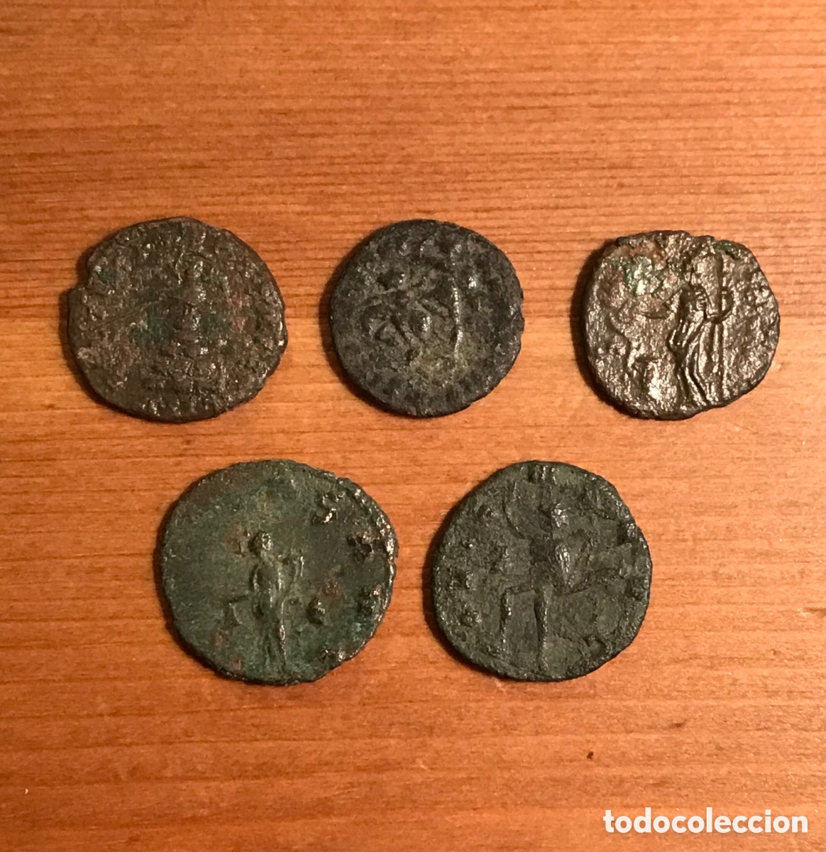 Monedas Imperio romano: Lote de 5 monedas romanas. - Foto 1