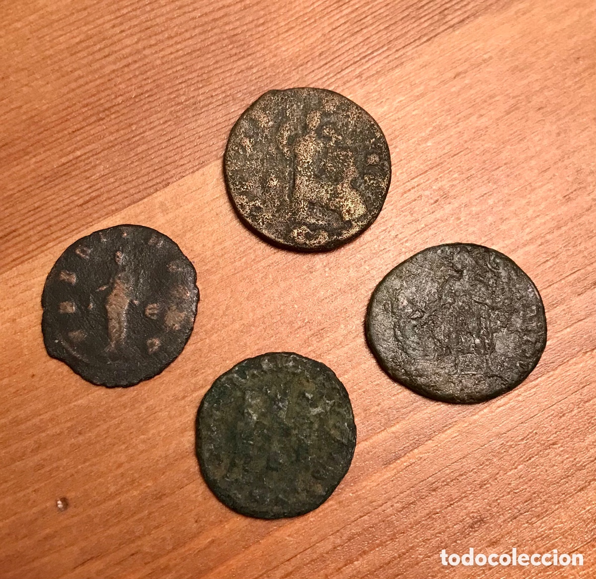 Monedas Imperio romano: Lote de 4 monedas romanas. - Foto 2