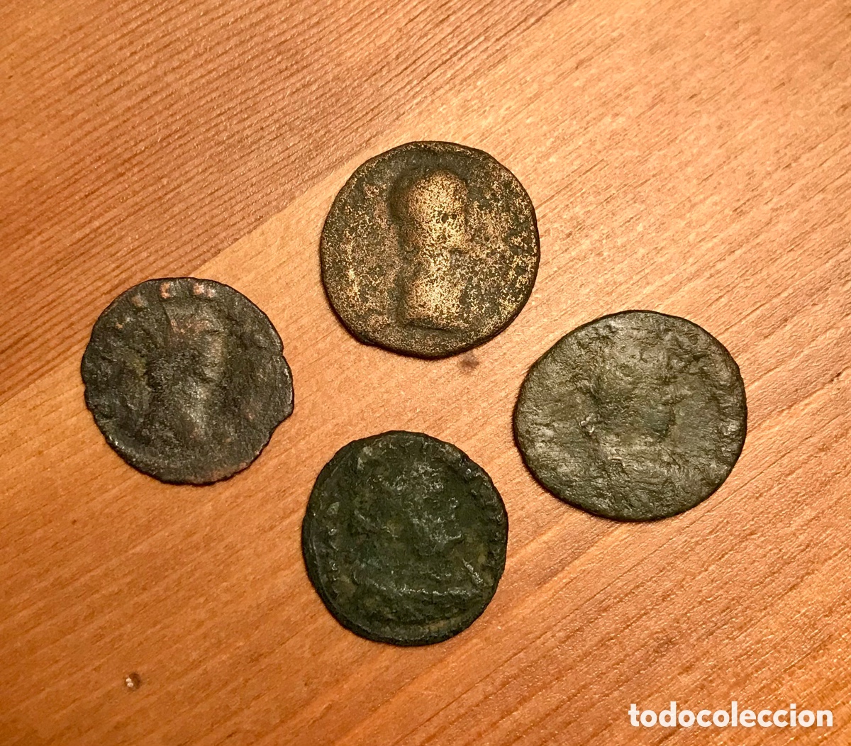 Monedas Imperio romano: Lote de 4 monedas romanas. - Foto 1