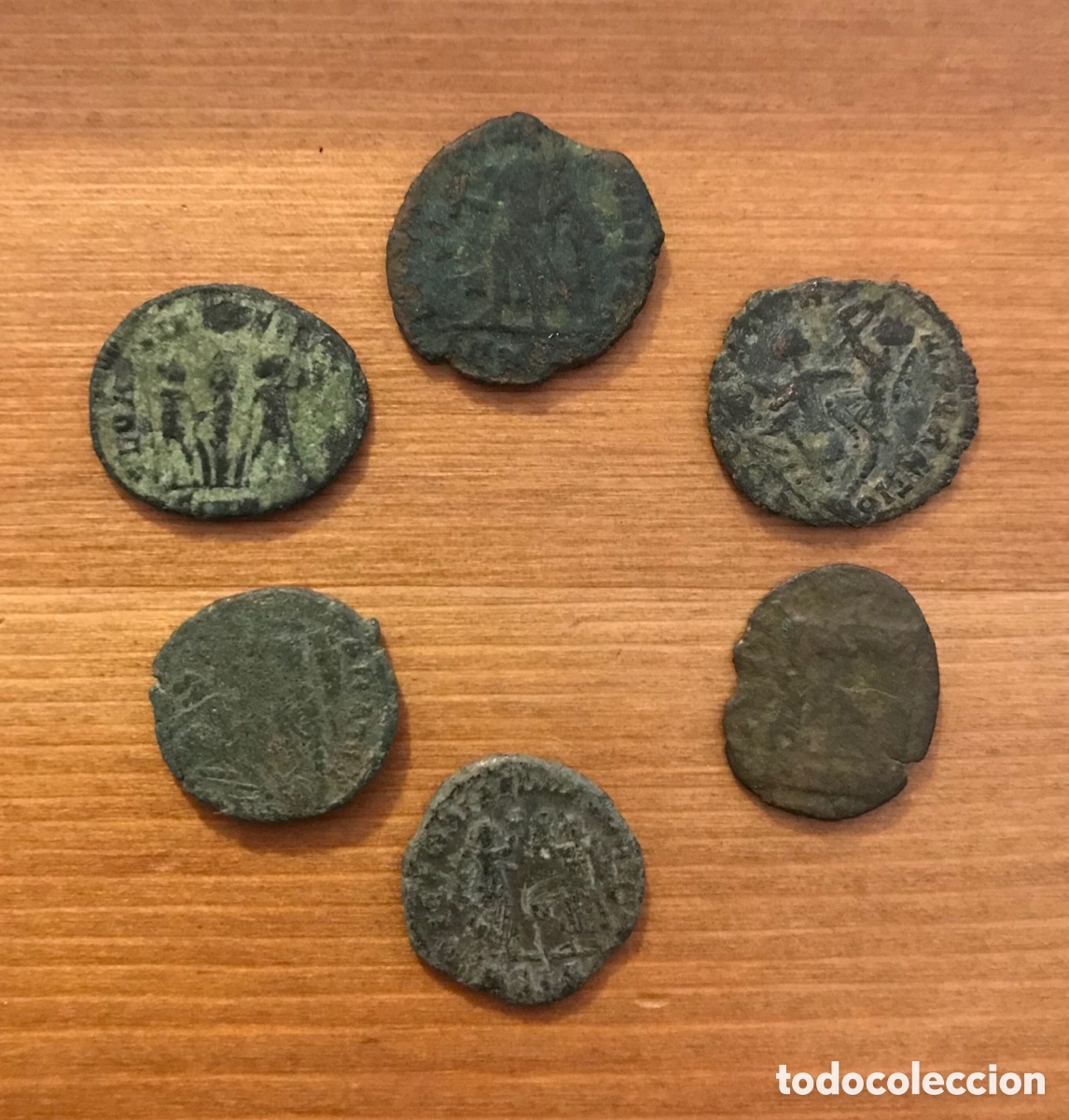 Monedas Imperio romano: Lote de 6 monedas romanas. - Foto 2