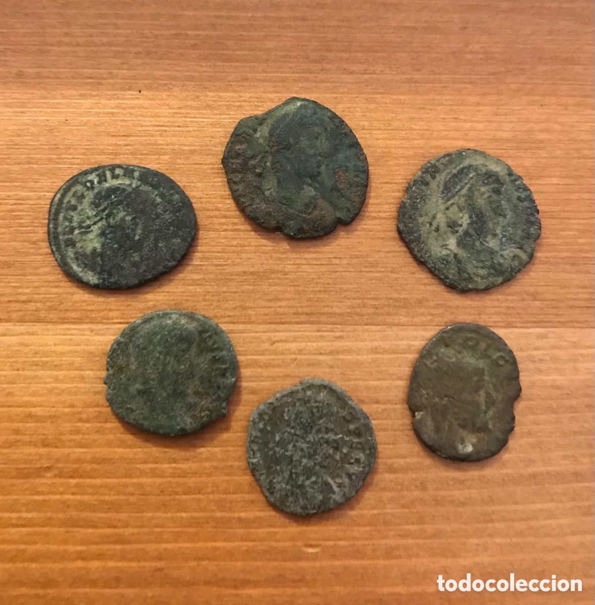 Monedas Imperio romano: Lote de 6 monedas romanas. - Foto 1