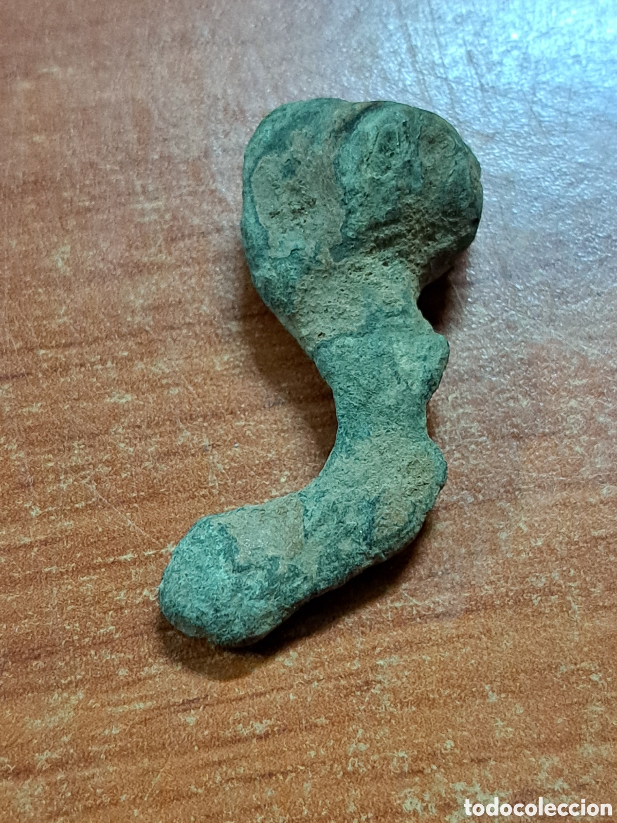 Monedas Imperio romano: &Eacute;poca romana pata de le&oacute;n en bronce epoca imperial - Foto 1