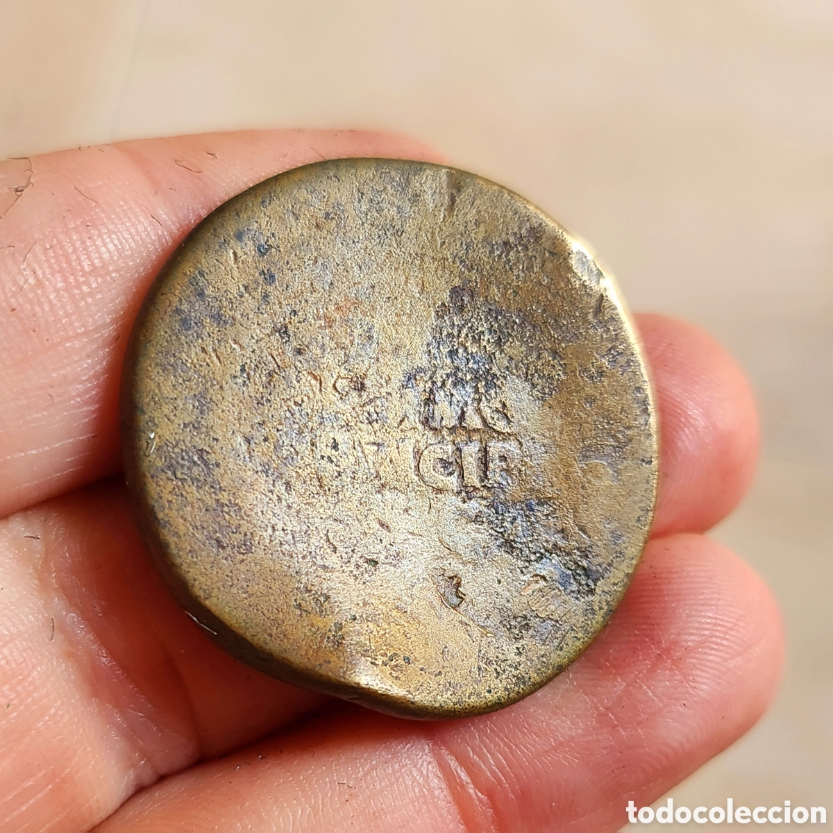 Monedas Imperio romano: Sestercio Trajano raro reverso - Foto 2