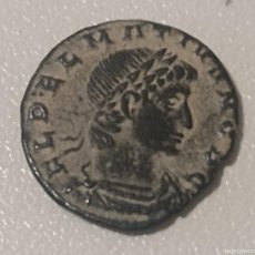 Monedas Imperio Romano: MONEDA ANTIGUA IMPERIO ROMANO,DALMACIO(CESAR,335-337 D.C.),MEDIA FOLLIS DE BRONCE(1,55 GR.,16,MM)