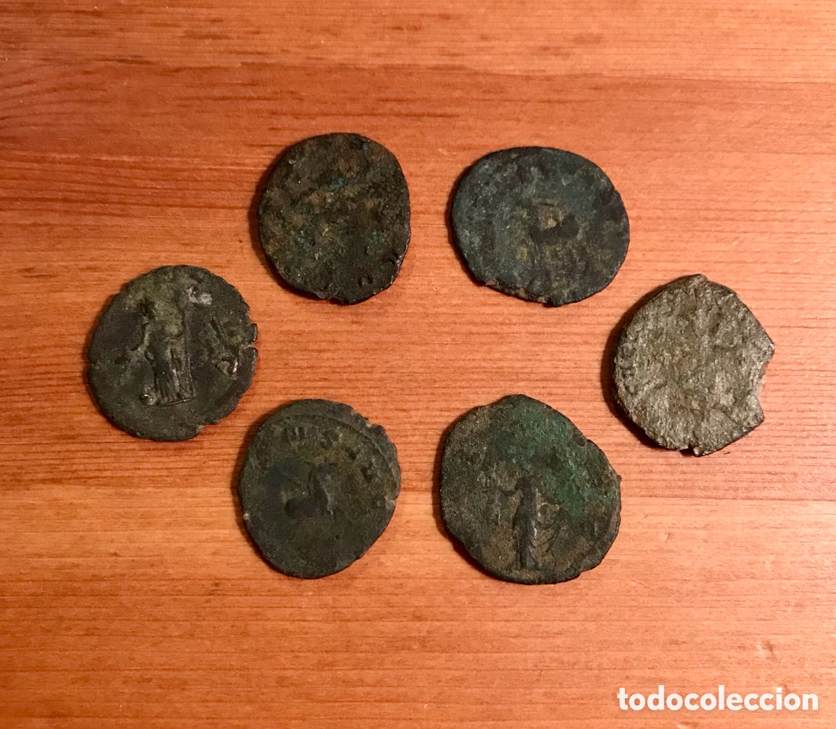 Monedas Imperio romano: Monedas romanas. Lote de 6. - Foto 2