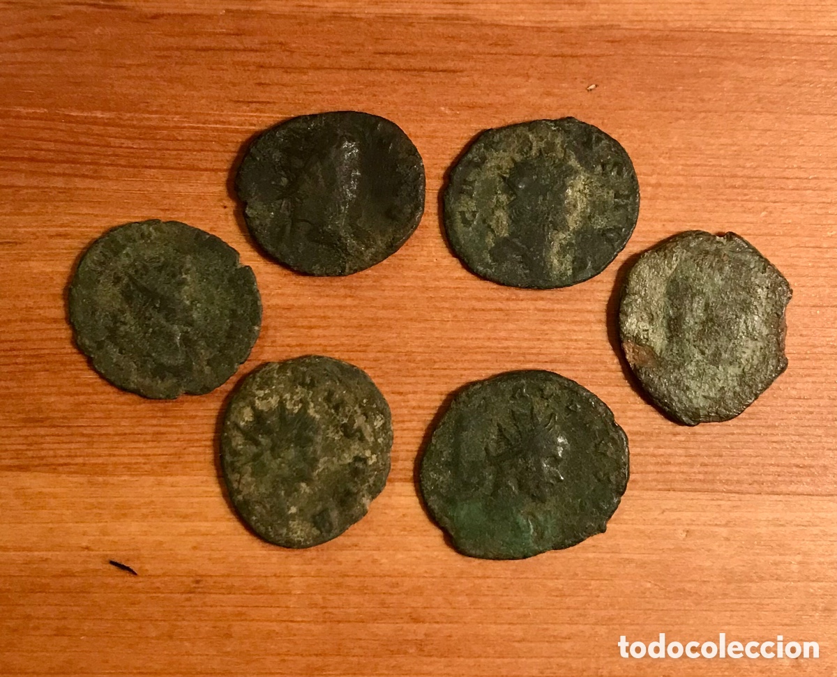 Monedas Imperio romano: Monedas romanas. Lote de 6. - Foto 1