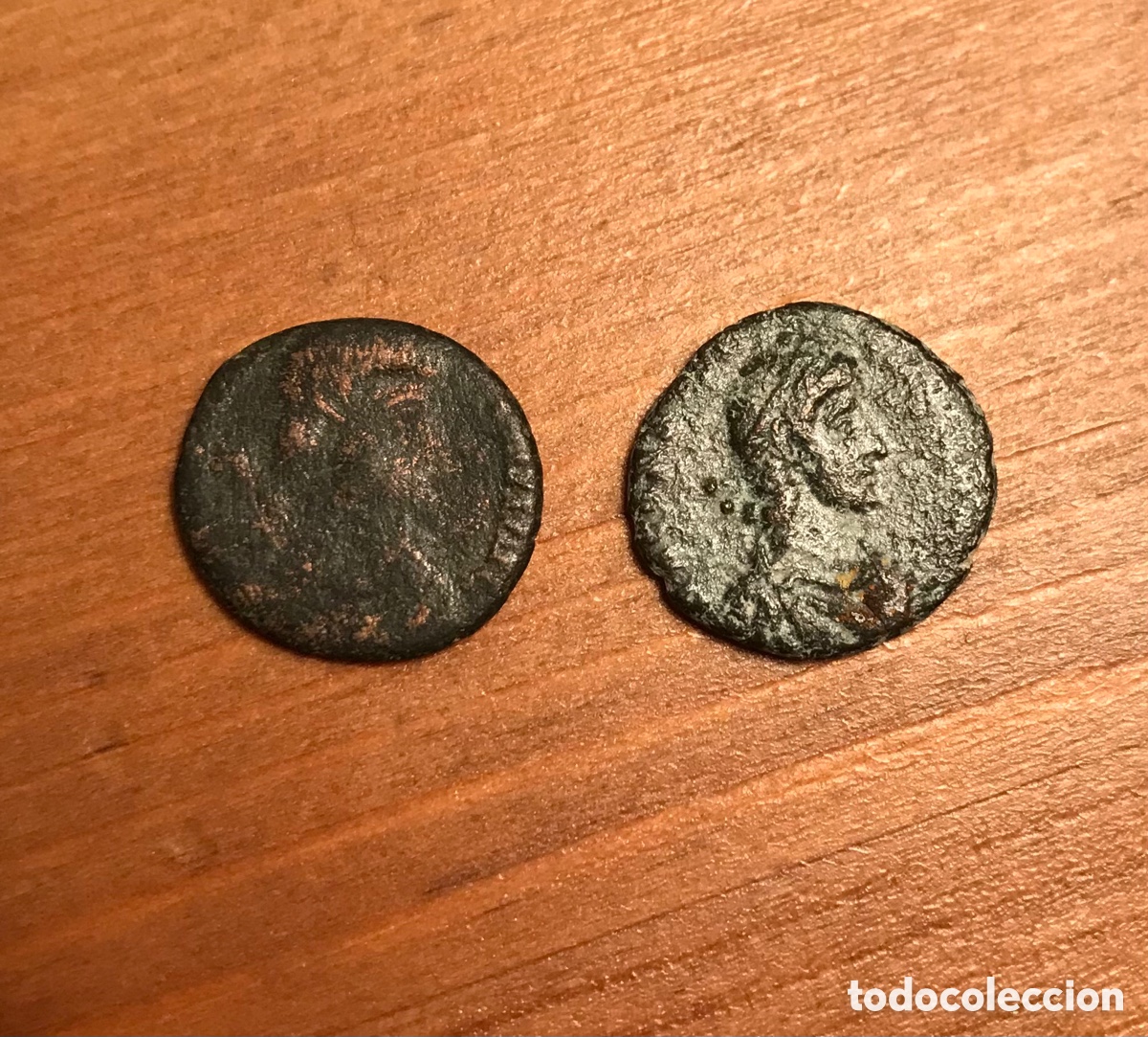Monedas Imperio romano: Lote de 2 monedas romanas. - Foto 1