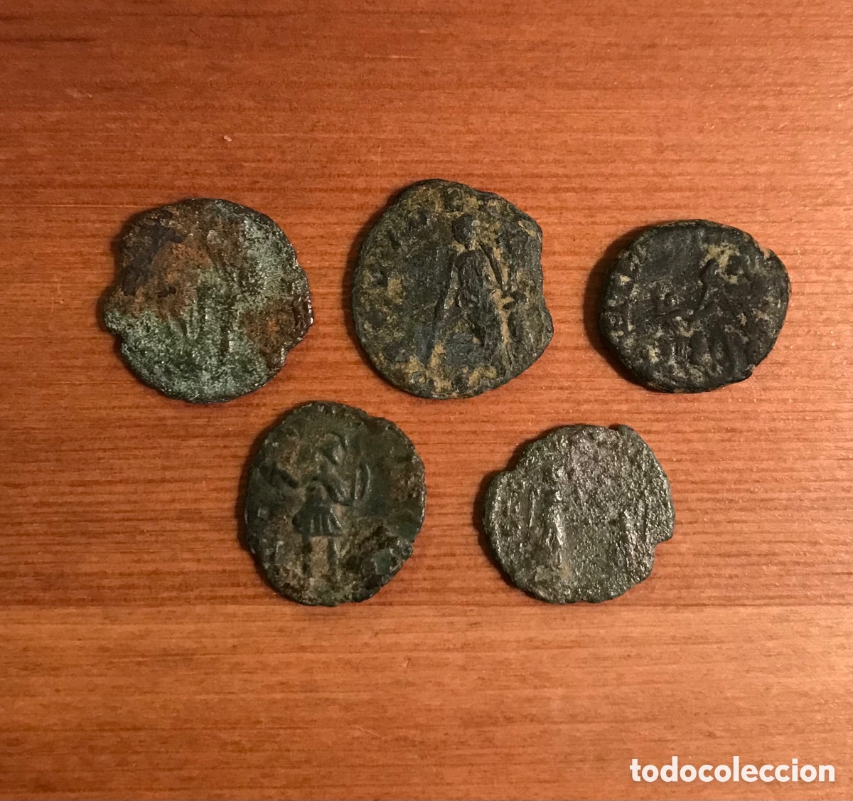 Monedas Imperio romano: Lote de 5 monedas romanas. - Foto 2