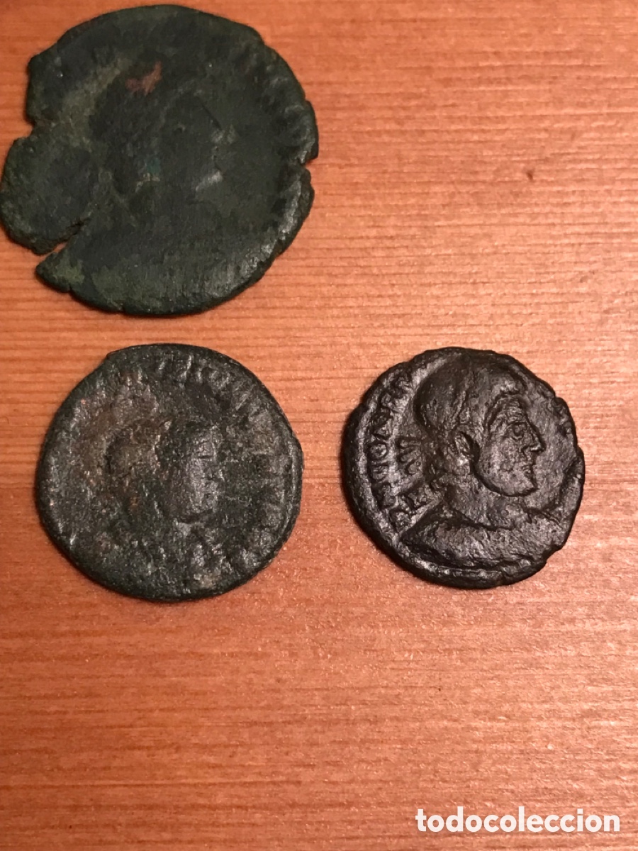 Monedas Imperio romano: Lote de 7 monedas romanas. - Foto 7