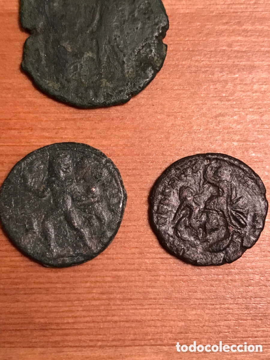 Monedas Imperio romano: Lote de 7 monedas romanas. - Foto 11