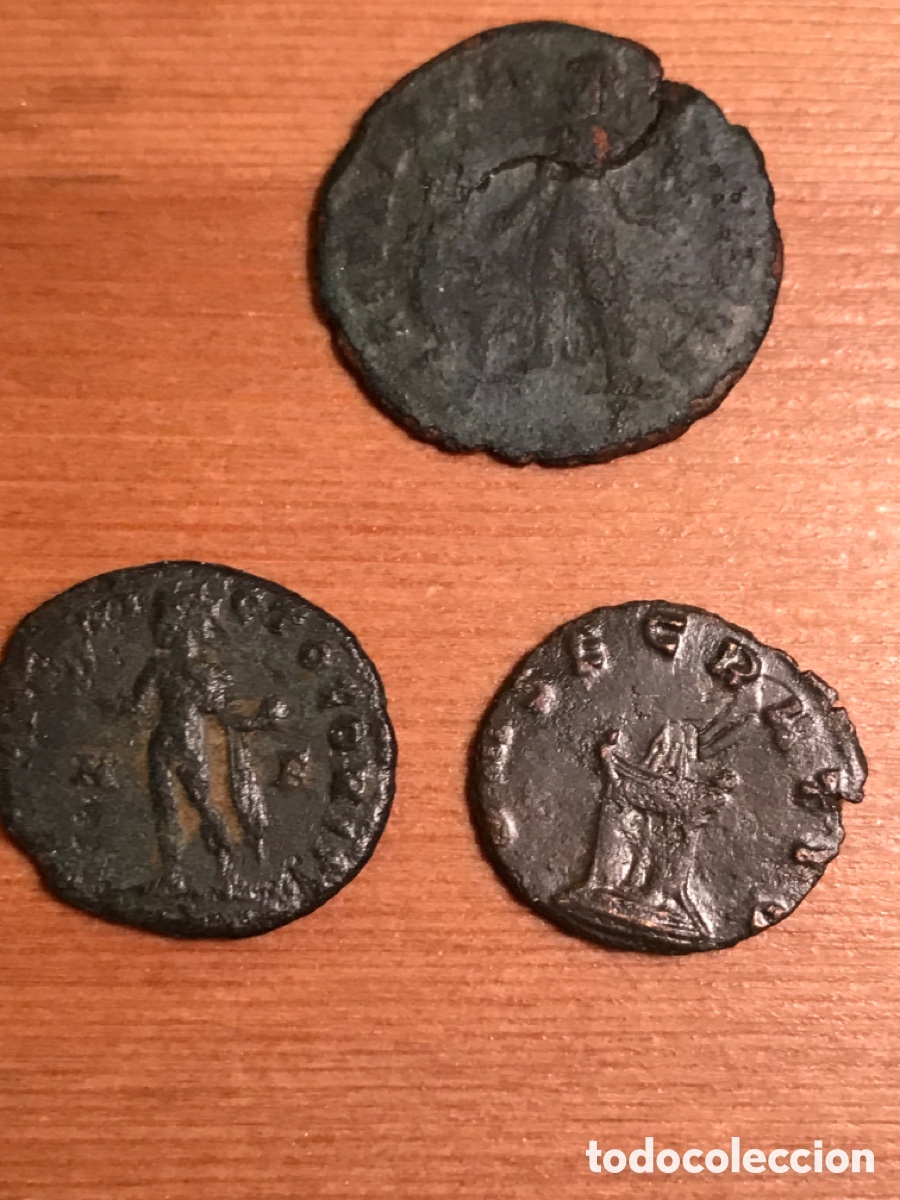 Monedas Imperio romano: Lote de 7 monedas romanas. - Foto 12
