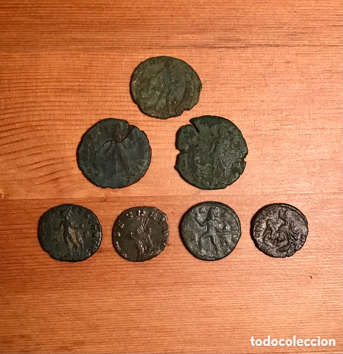 Monedas Imperio romano: Lote de 7 monedas romanas. - Foto 1
