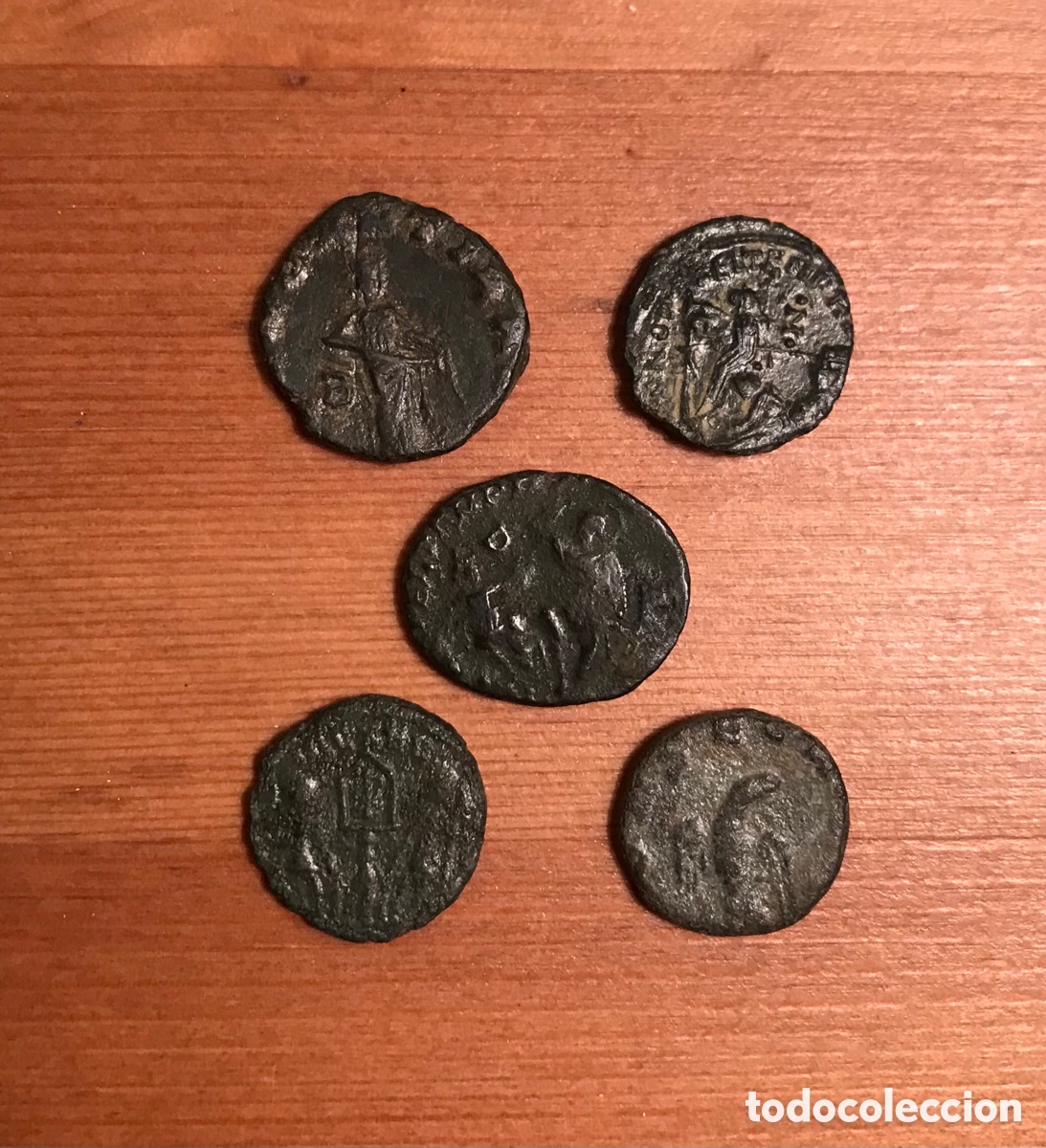 Monedas Imperio romano: Lote de 5 monedas romanas. - Foto 2