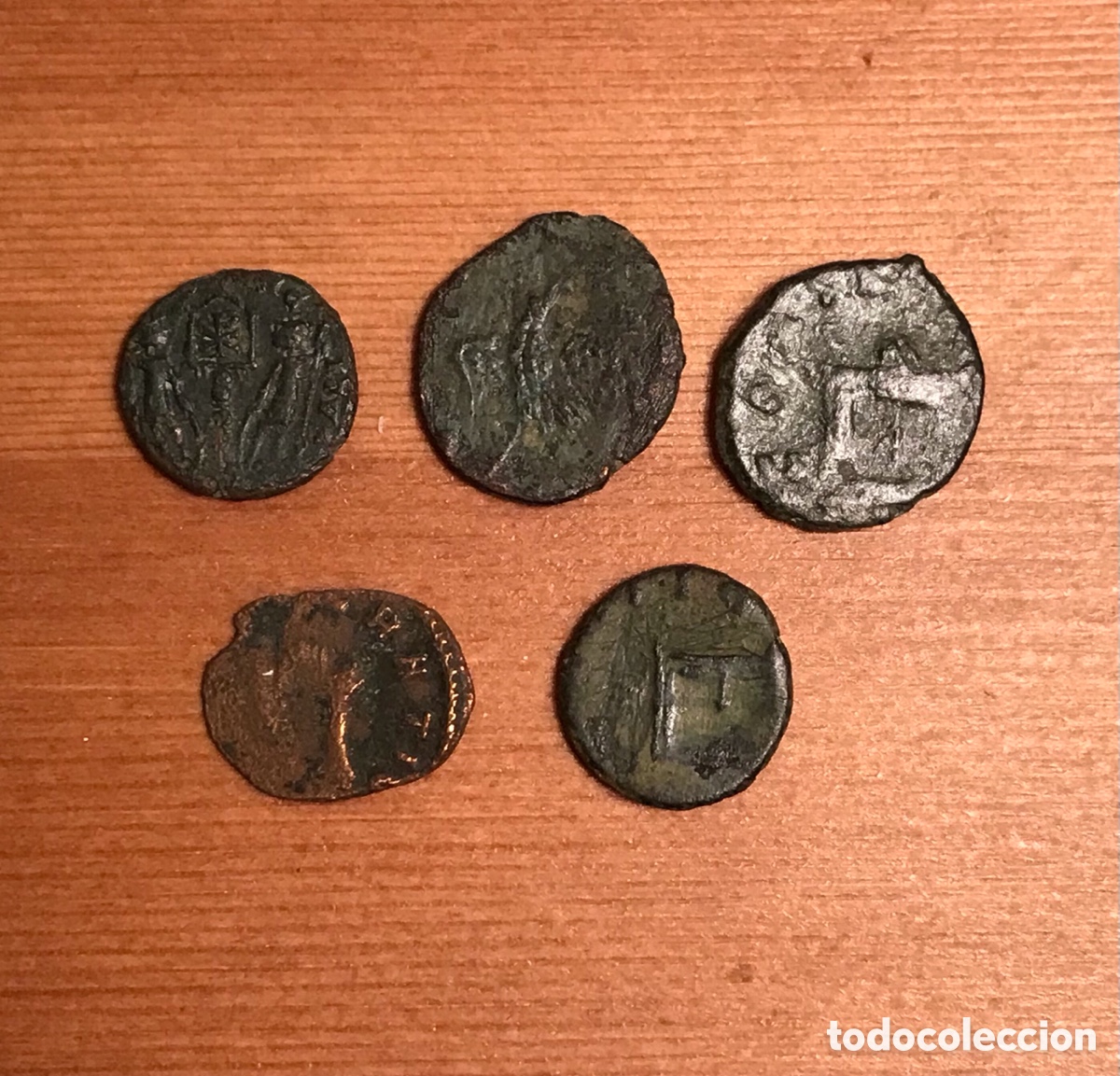 Monedas Imperio romano: Lote de 5 monedas romanas. - Foto 2
