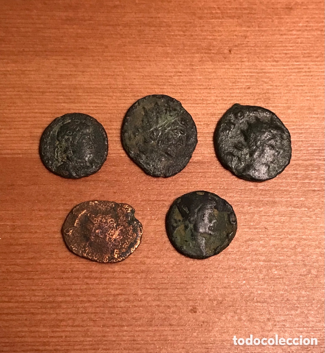 Monedas Imperio romano: Lote de 5 monedas romanas. - Foto 1