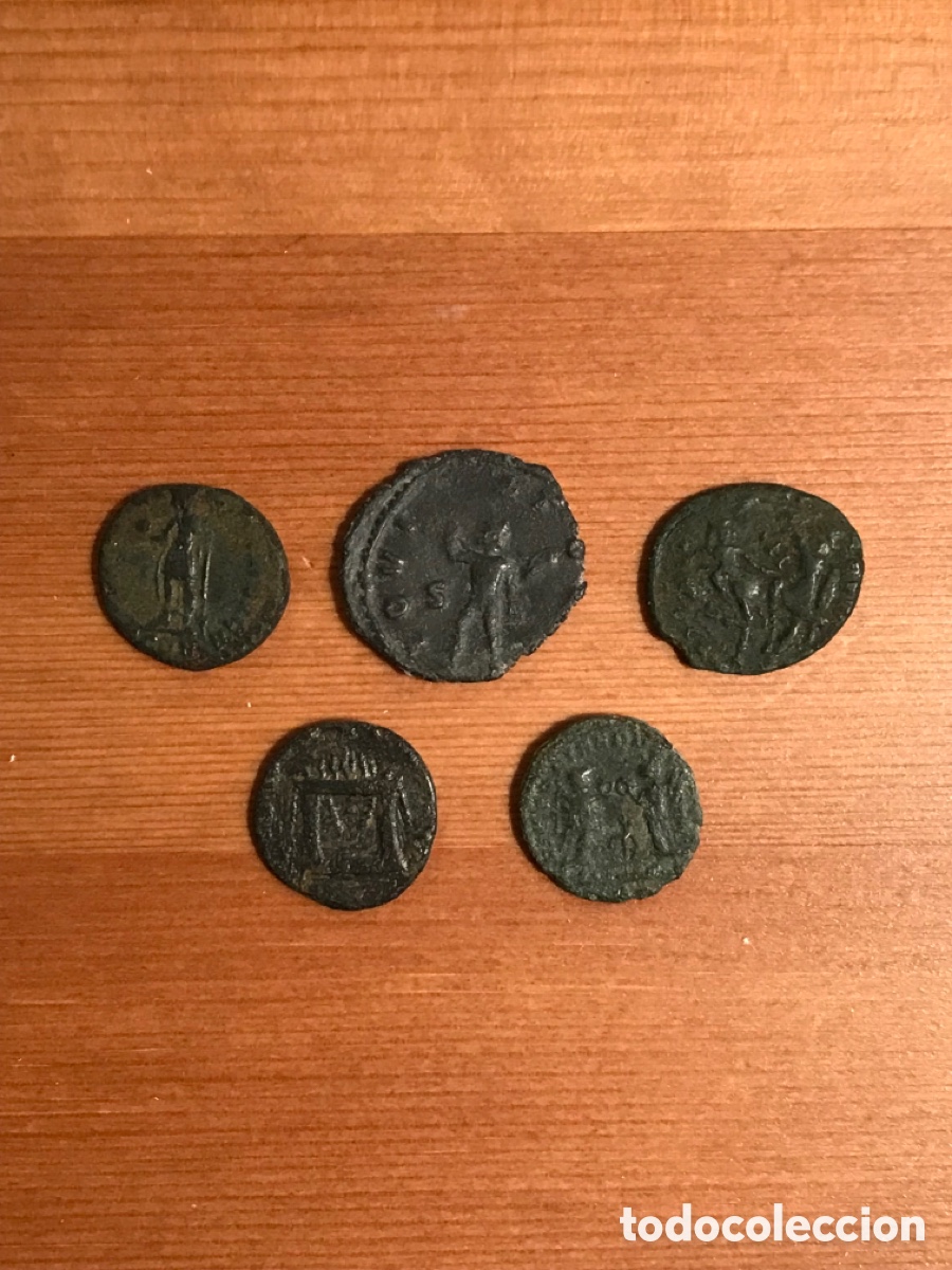 Monedas Imperio romano: Lote de 5 monedas romanas. - Foto 2