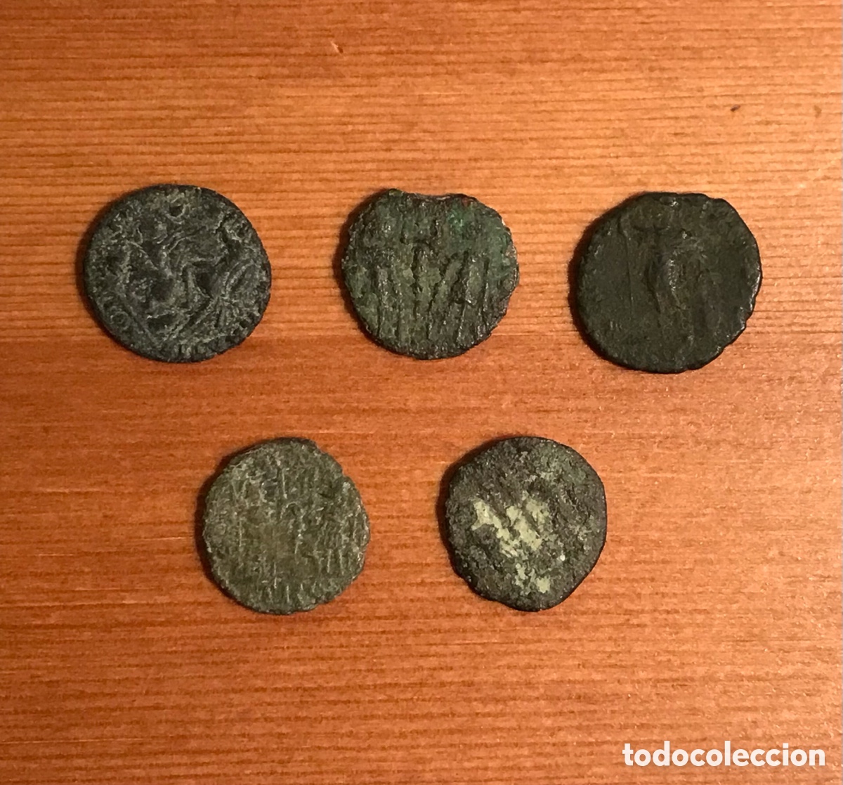 Monedas Imperio romano: Lote de 5 monedas romanas. - Foto 2