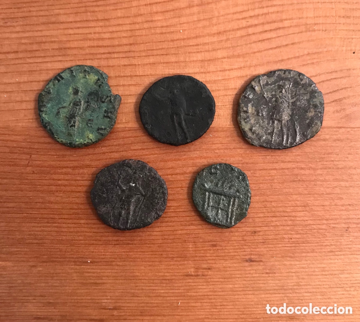 Monedas Imperio romano: Monedas. Lote de 5 Antoninianos. - Foto 2