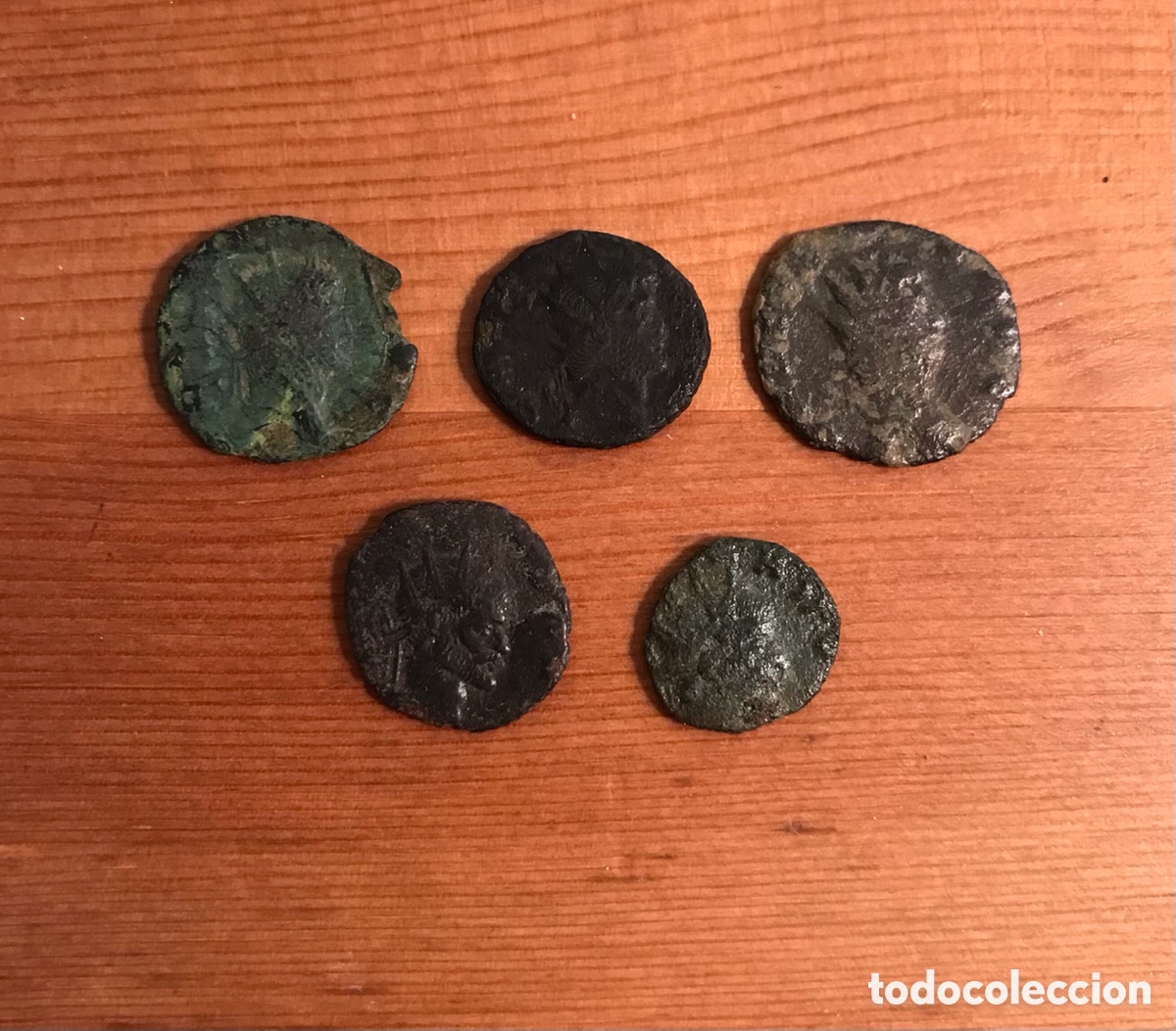 Monedas Imperio romano: Monedas. Lote de 5 Antoninianos. - Foto 1