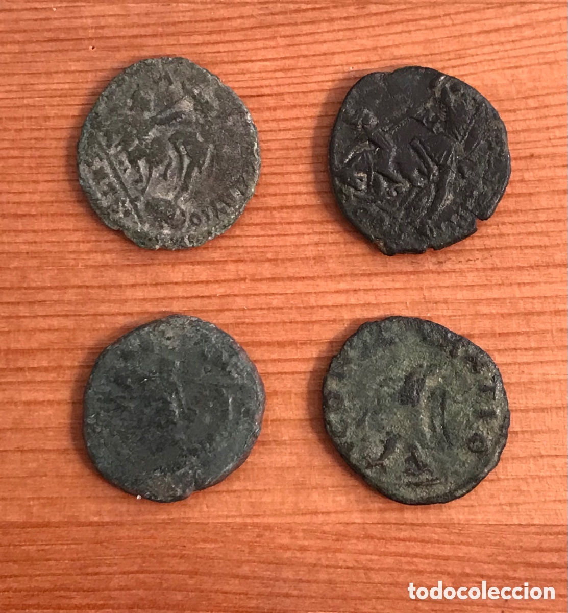 Monedas Imperio romano: Lote de 4 monedas romanas. - Foto 2