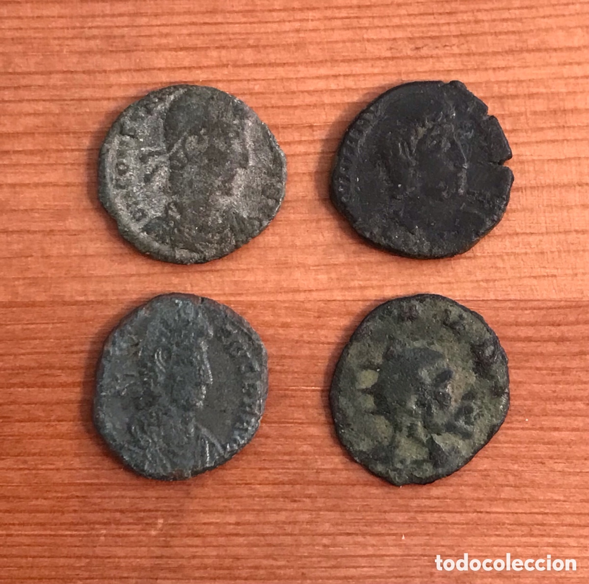 Monedas Imperio romano: Lote de 4 monedas romanas. - Foto 1