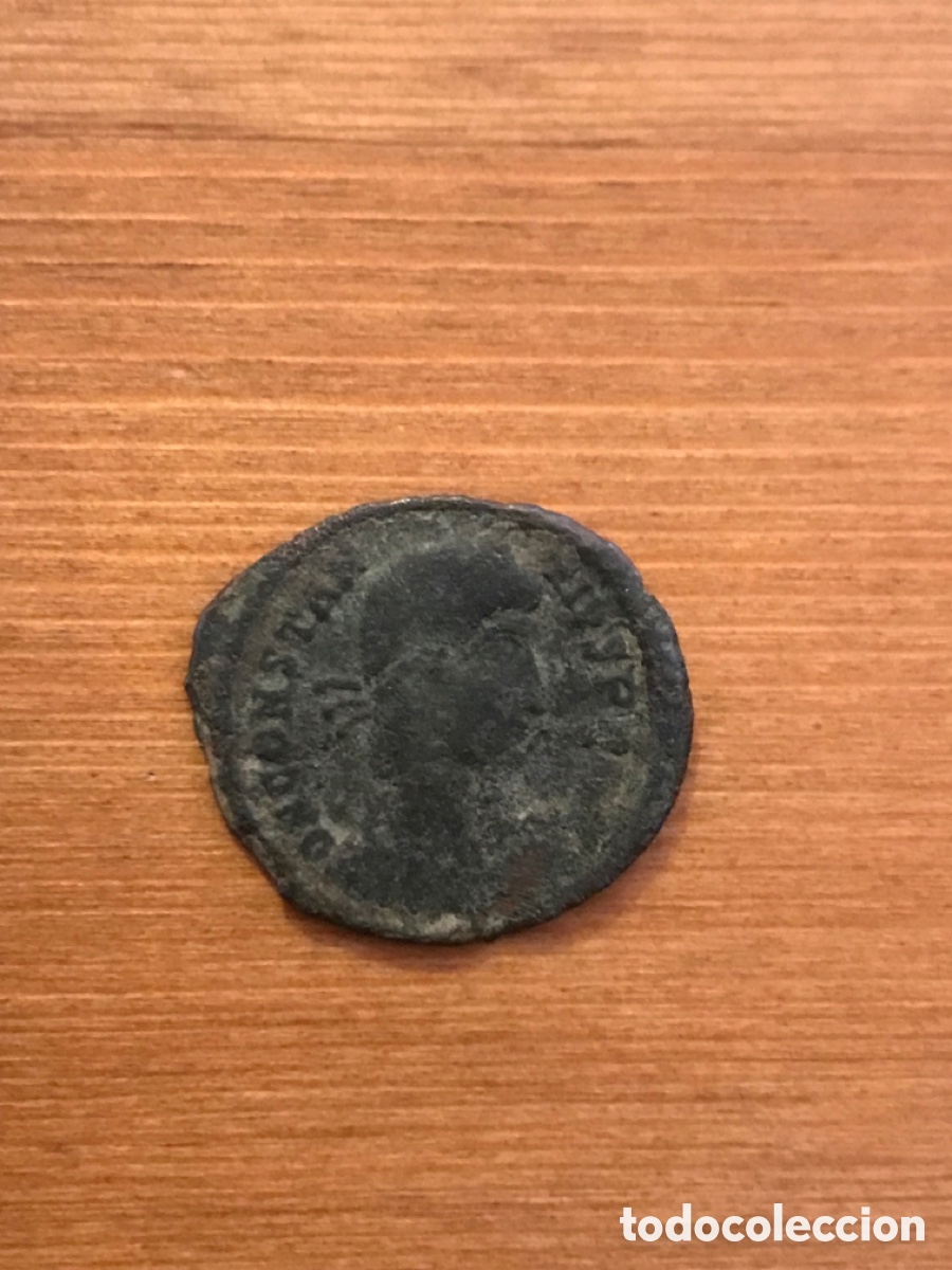 Monedas Imperio romano: Lote de 2 monedas romanas de Constantino. - Foto 5