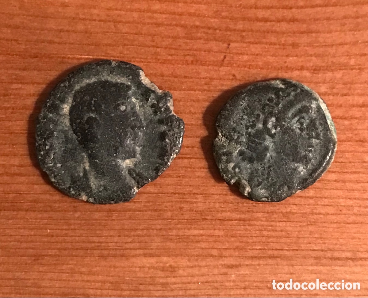Monedas Imperio romano: Lote de 2 monedas romanas. - Foto 1