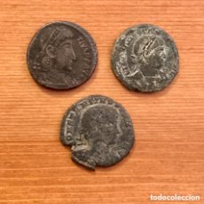 Monedas Imperio Romano: LOTE DE 3 MONEDAS ROMANAS. CONSTANTINO. MBC+