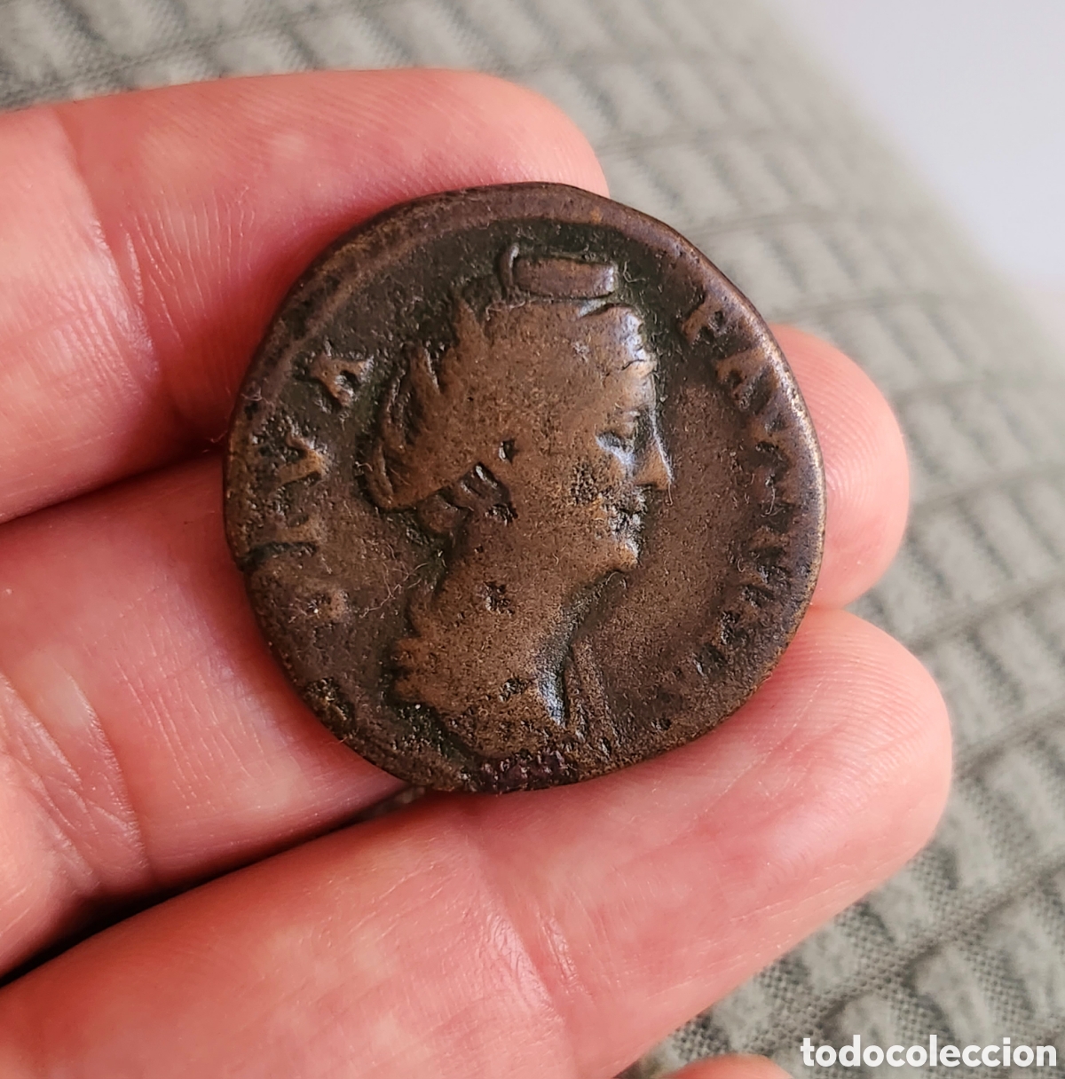 Monedas Imperio romano: Sestercio Faustina madre - Foto 5