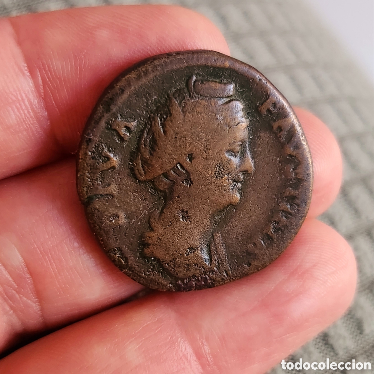 Monedas Imperio romano: Sestercio Faustina madre - Foto 4