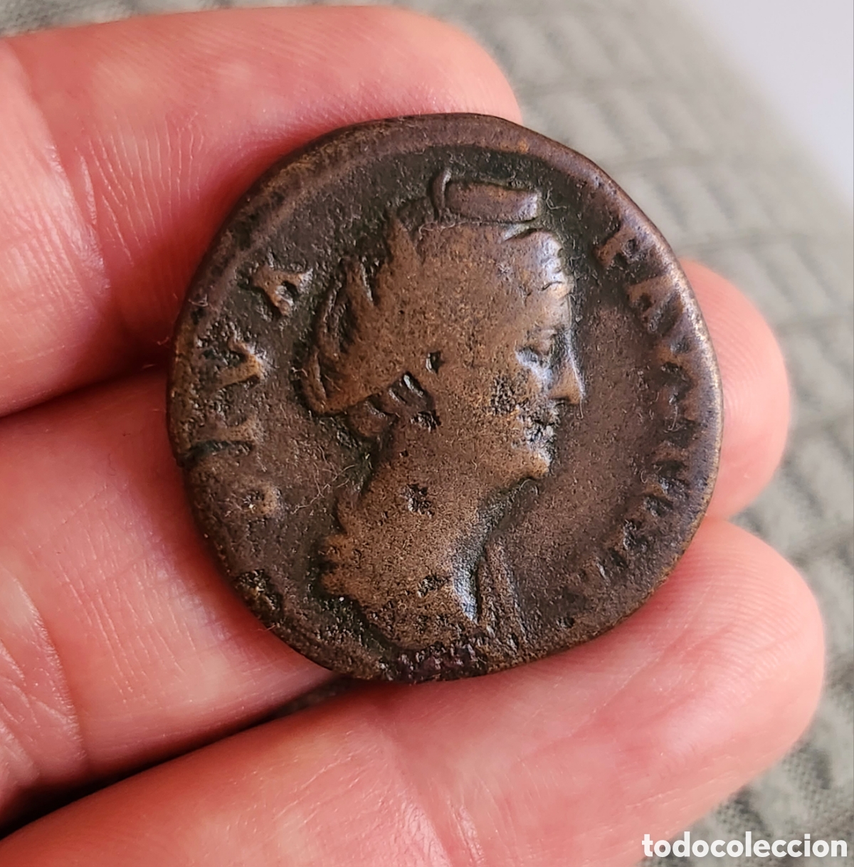 Monedas Imperio romano: Sestercio Faustina madre - Foto 2