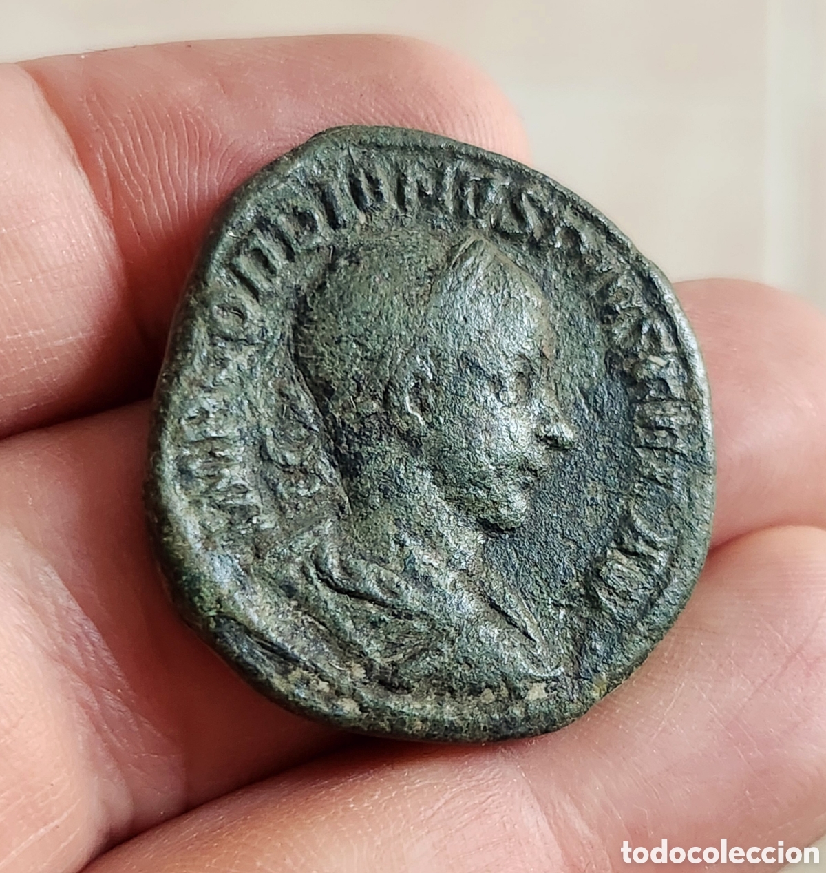 Monedas Imperio romano: Bonito Sestercio de Gordiano - Foto 3