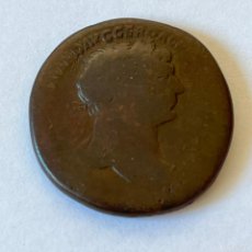 Monedas Imperio Romano: MONEDA IMPERIO ROMANO. TRAJANO. 98-114 DC. SESTERCIO ORIGINAL.